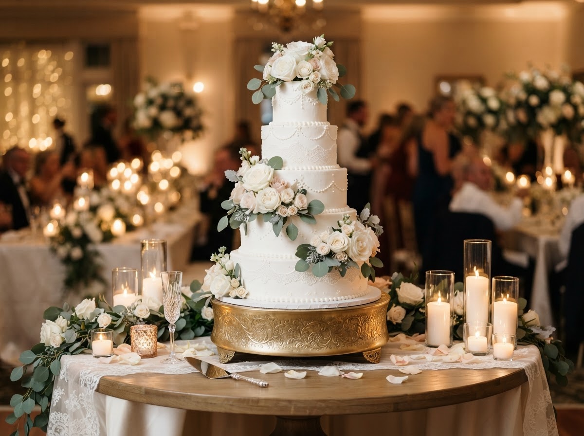 Weddings cake by April's Cakes