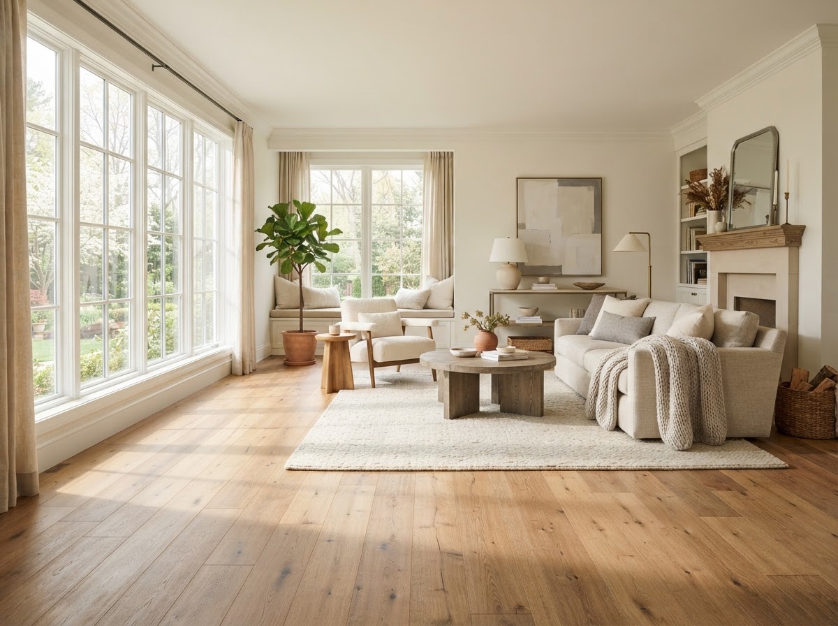 Wide-Plank Oak Refloor — Flooring remodel in North Las Vegas, NV
