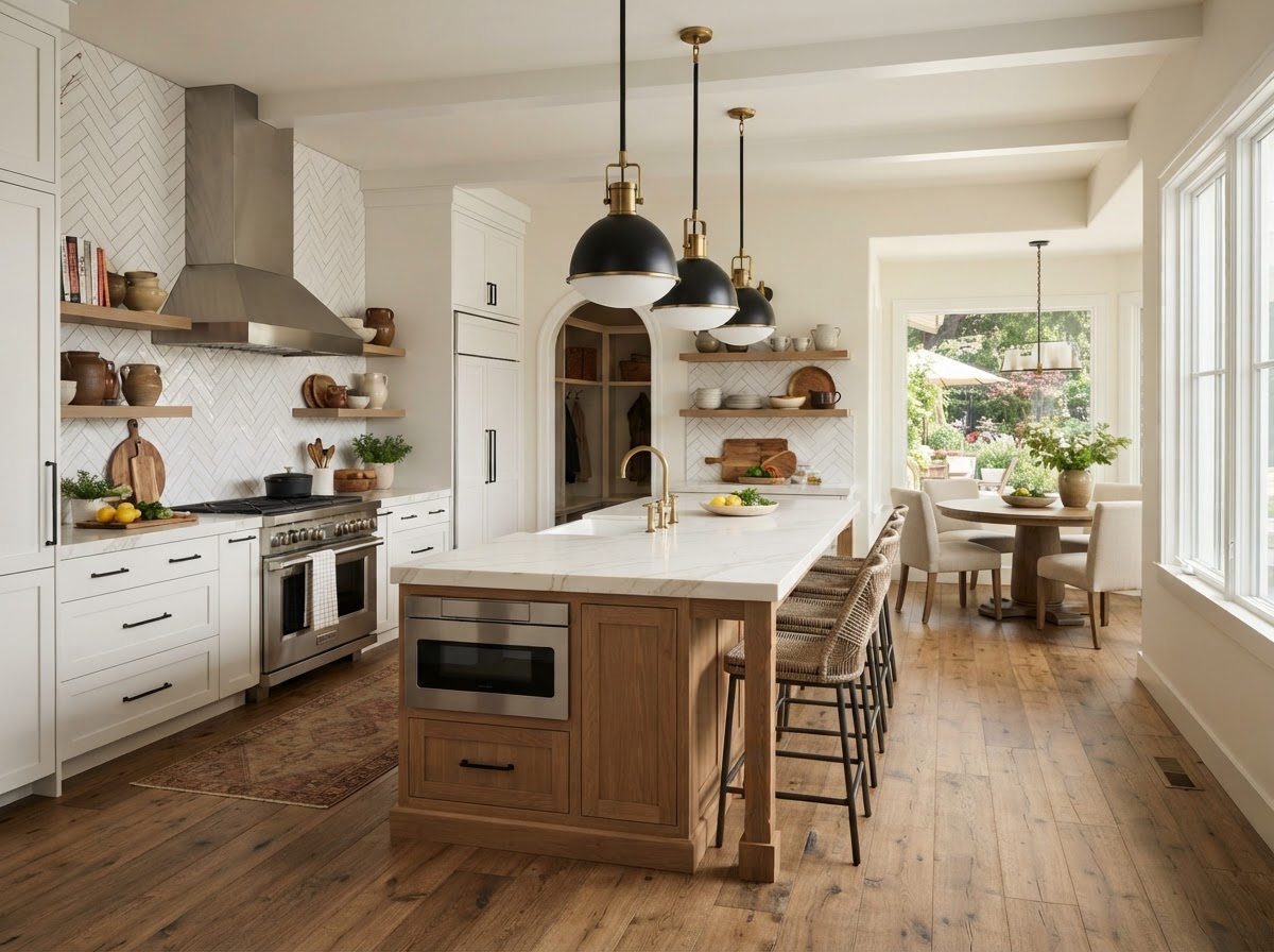 Modern Farmhouse Kitchen — Kitchen remodel in Summerlin, NV