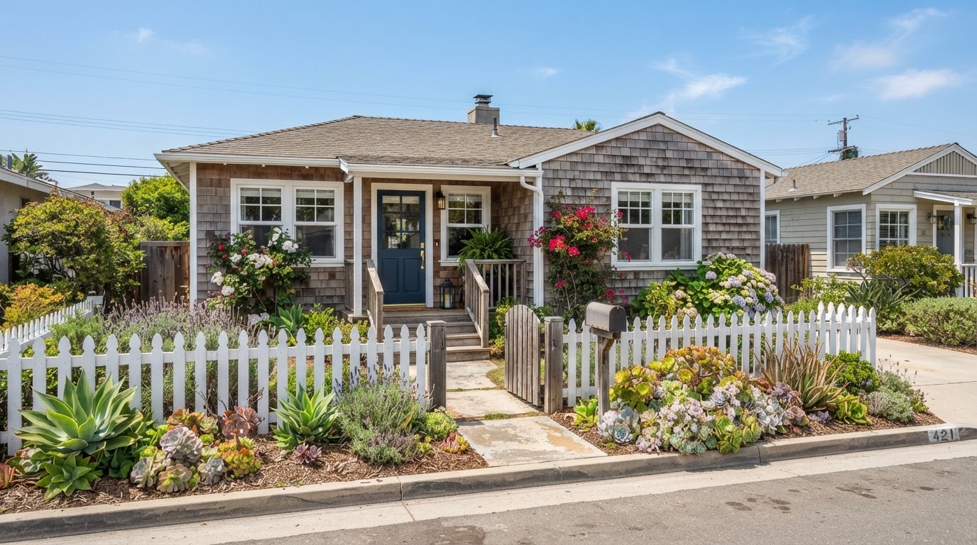 Representative residential property in Solana Beach, CA