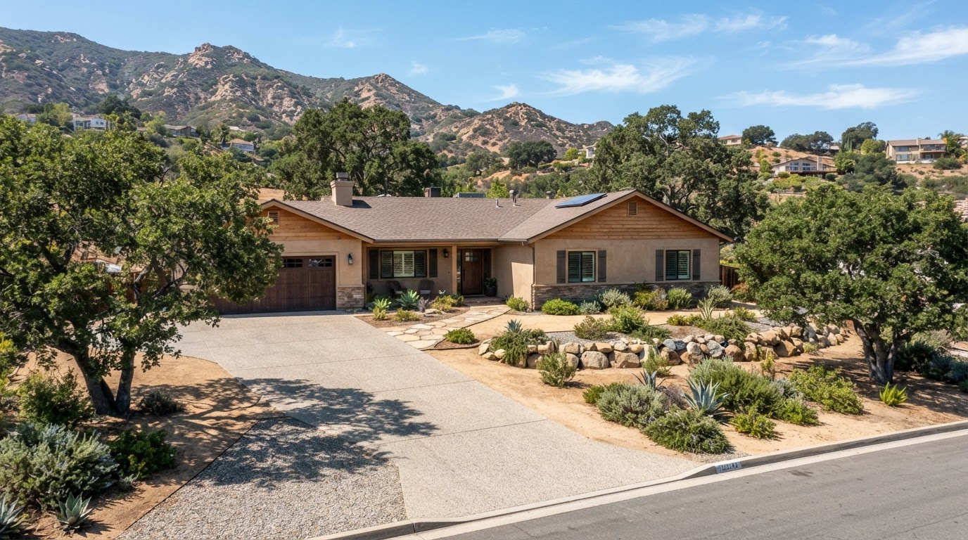 Representative residential property in Poway, CA