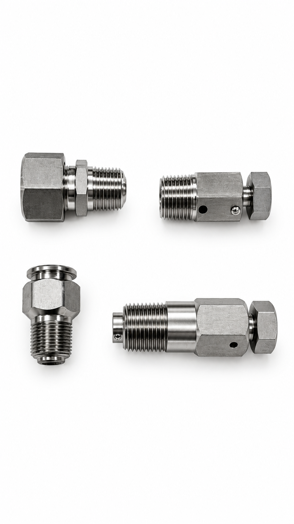 Precision valve grease injection fittings metallurgy