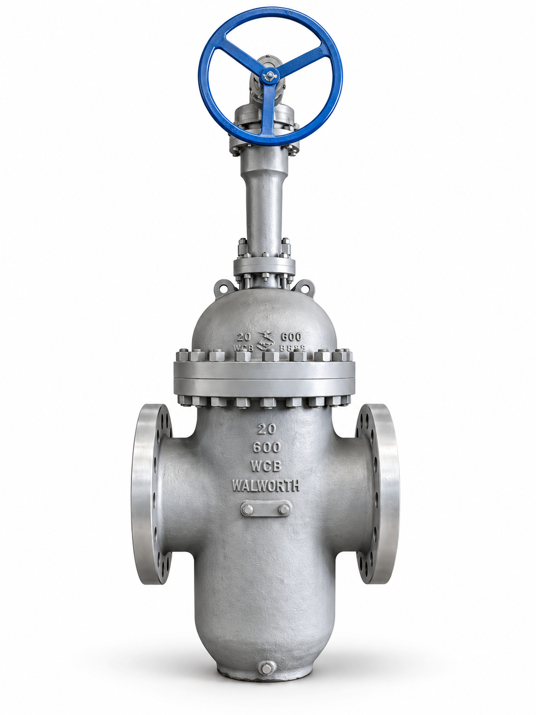 Walworth 20-inch Class 600 WCB Cast Steel Through-Conduit Gate Valve