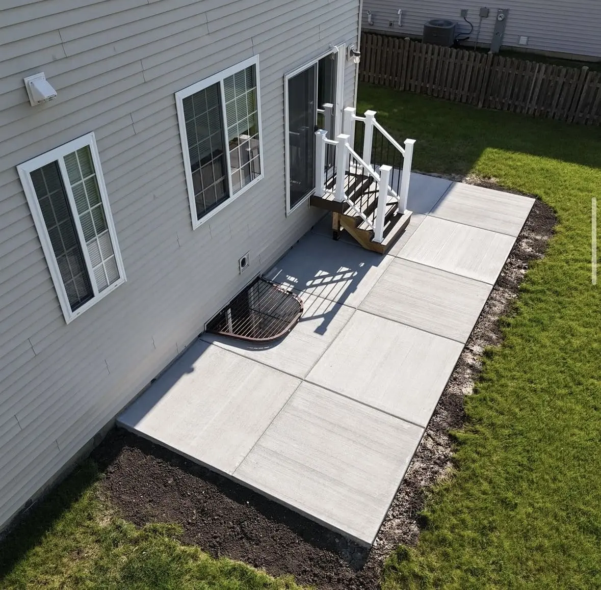 Westfield Clean Broom Finish Concrete Patio