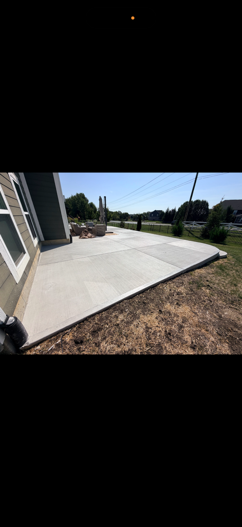 Fishers Ashlar Stamped Patio with Timber Pavilion