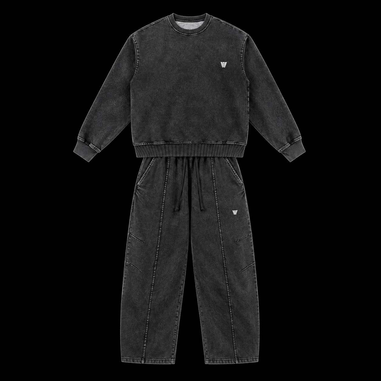 Washed Baggy Set