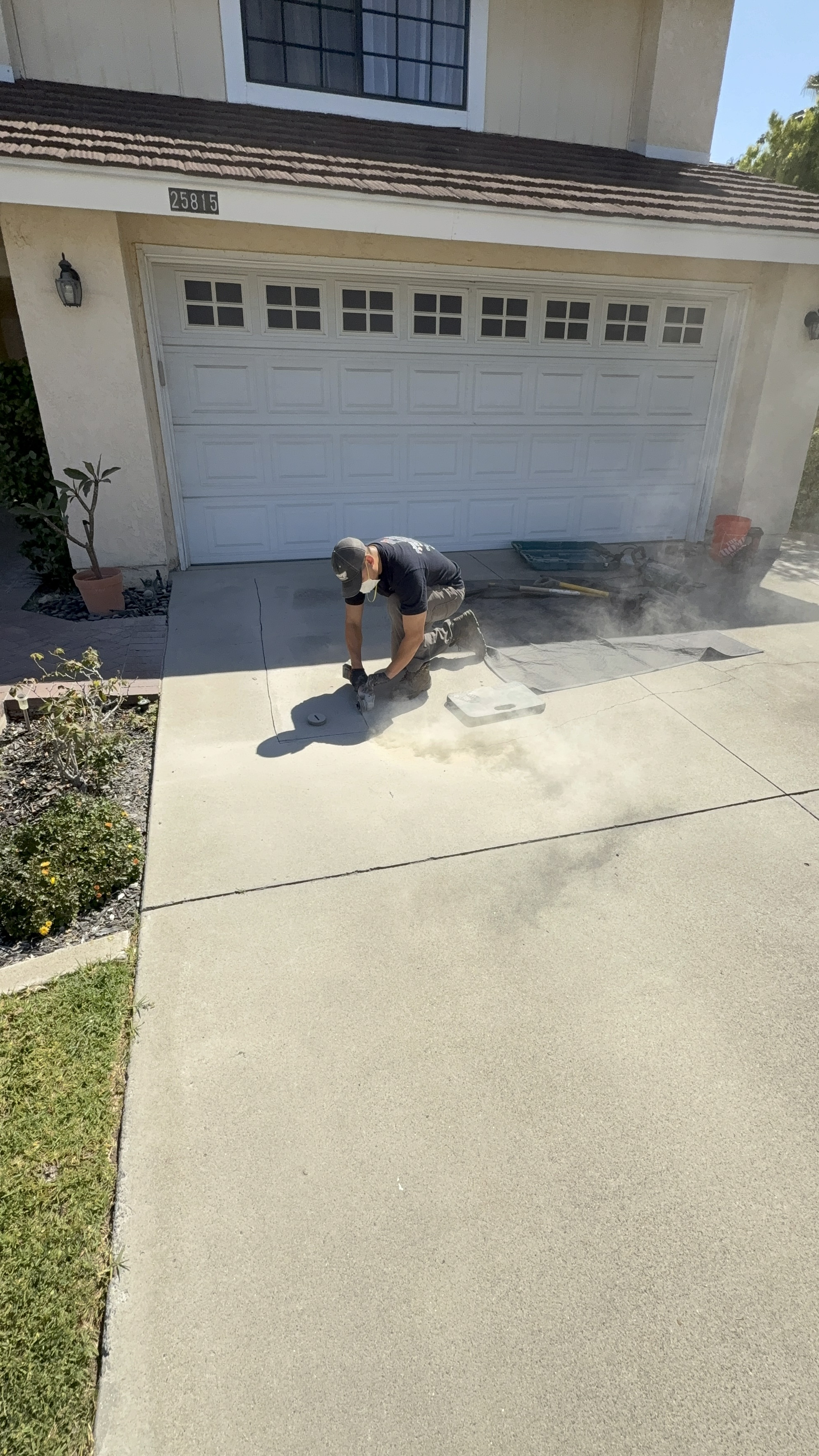 Driveway Concrete Access & Sewer Clean-Out Excavation