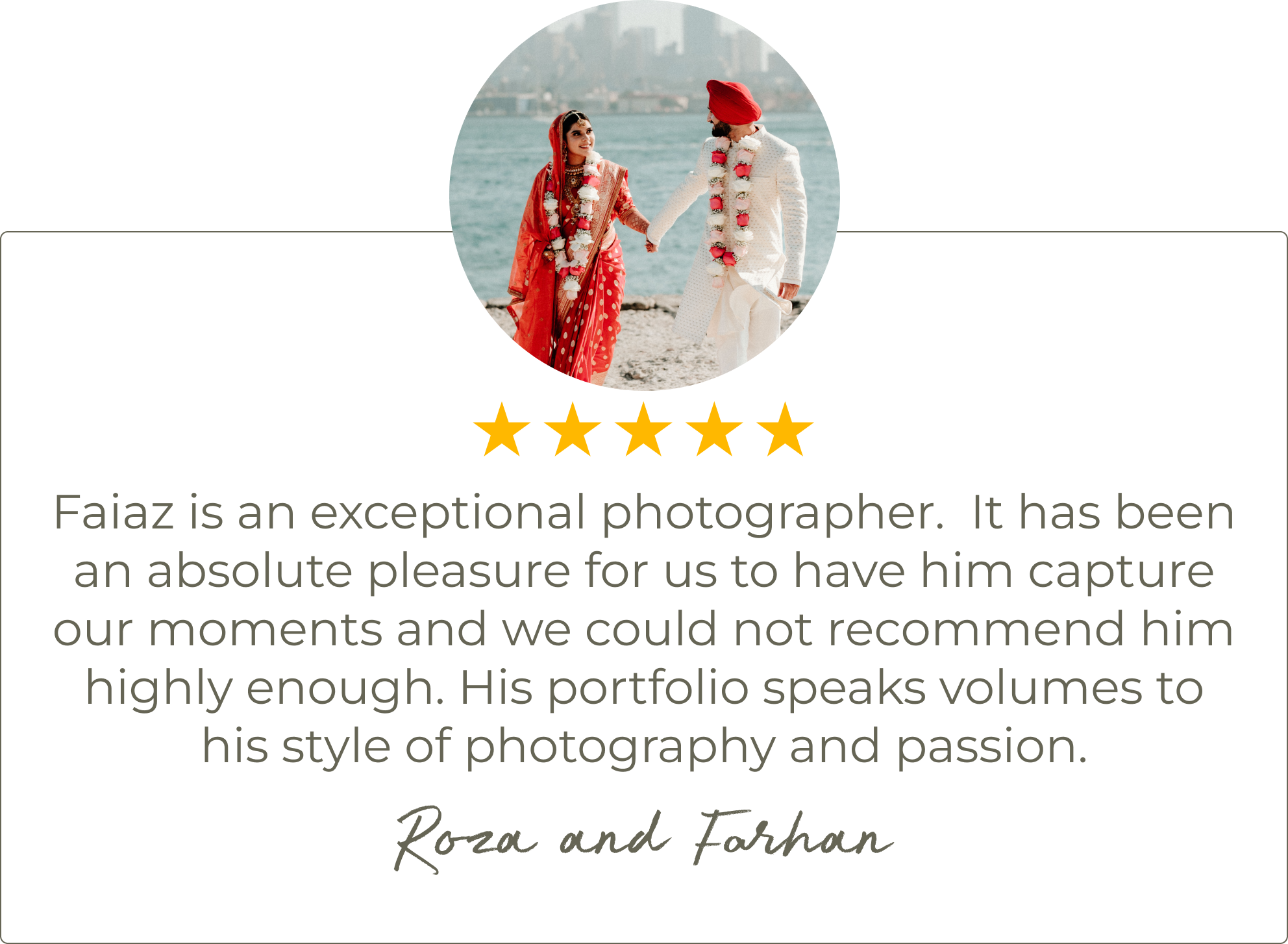 Client review from Roza