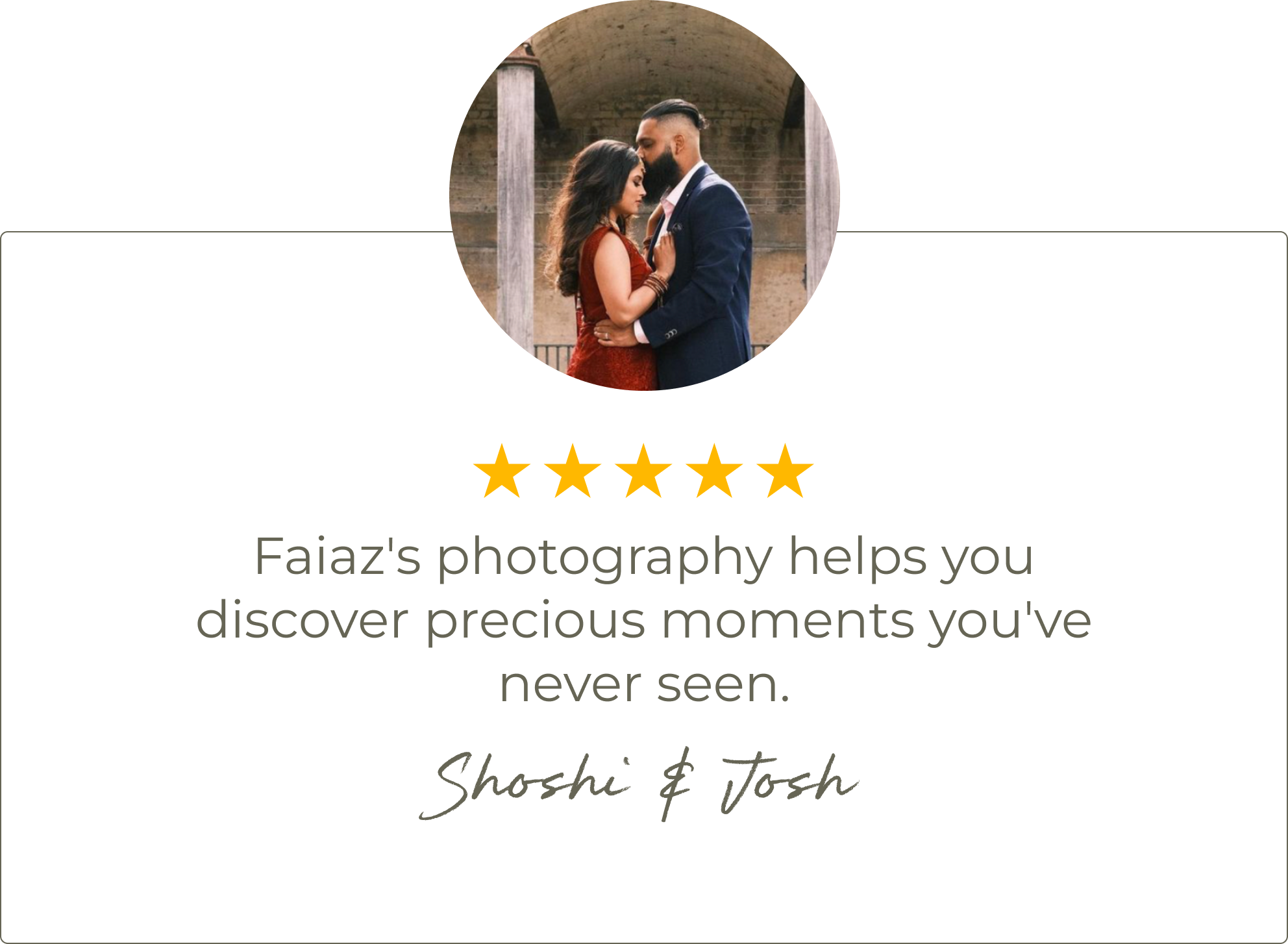 Client review from Shoshi