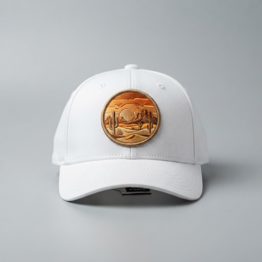 Sunset Badge — New Era New Era NE201, White, Embroidered Patch