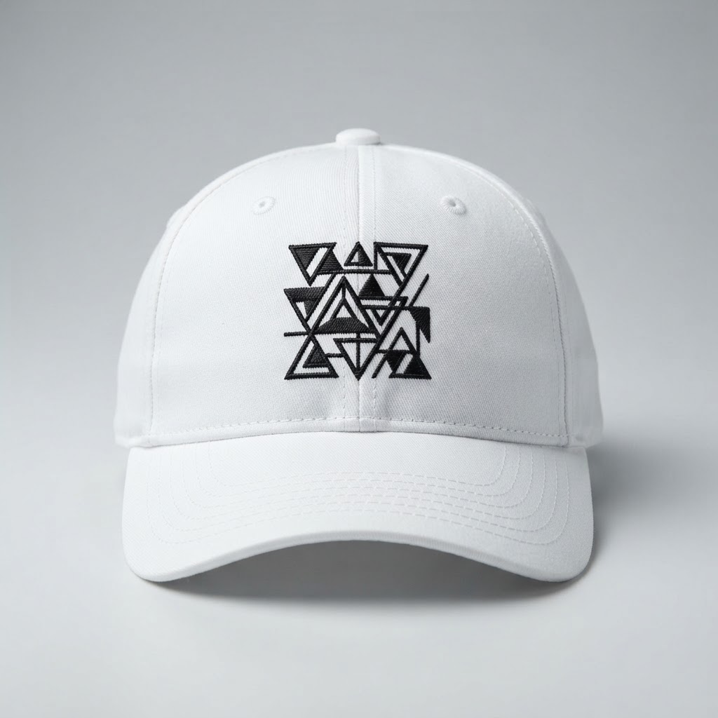 Triangle Field — New Era New Era NE201, White, Direct Embroidery