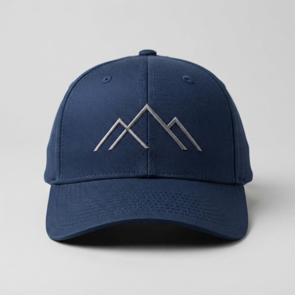Ridge Stitch Navy — New Era New Era NE404, Navy, Direct Embroidery