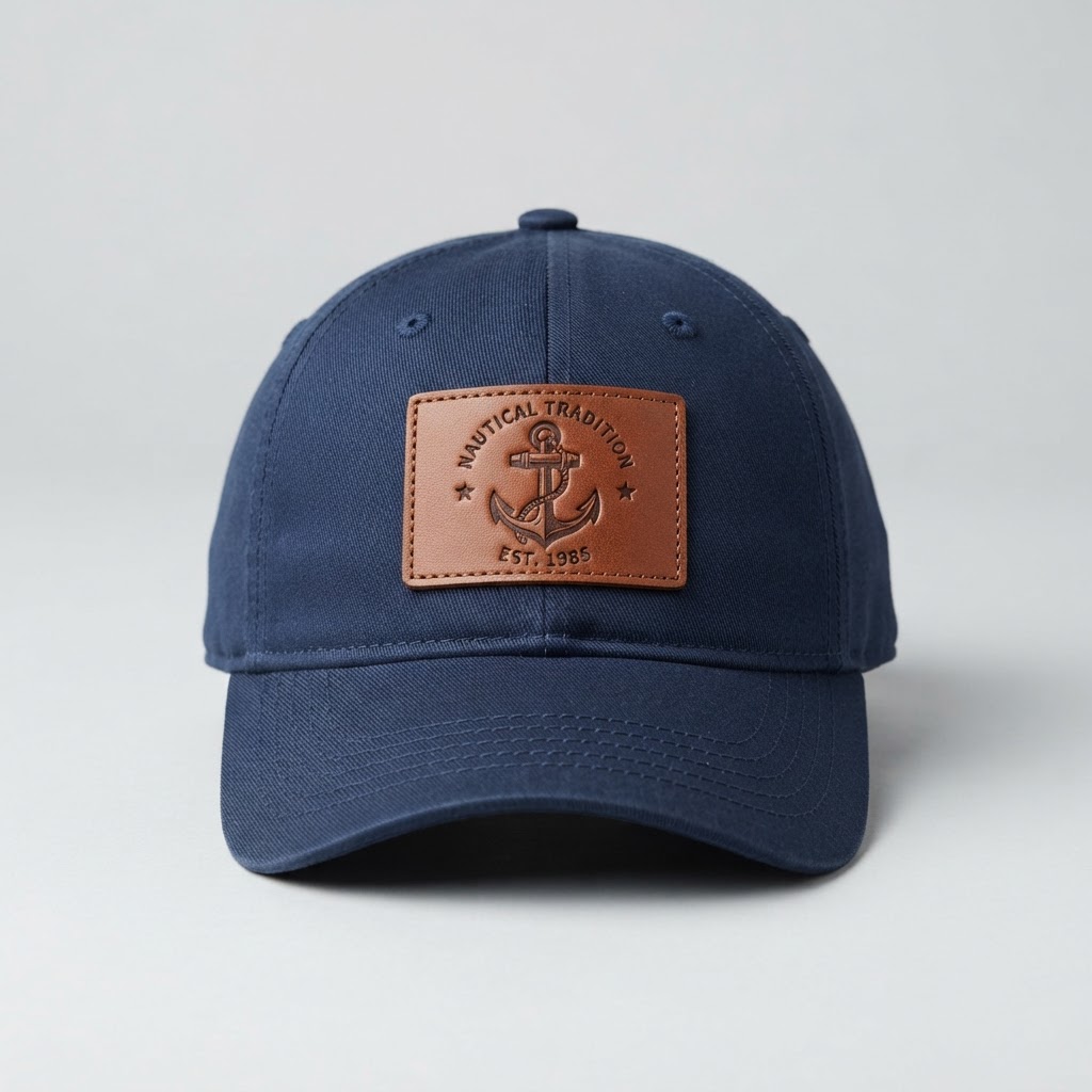 Harbor Anchor — New Era New Era NE404, Navy, Leather Patch