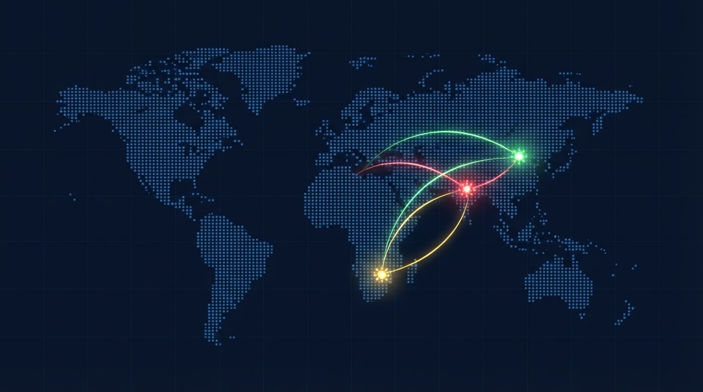 Global renewable-energy presence across India, China, and Africa