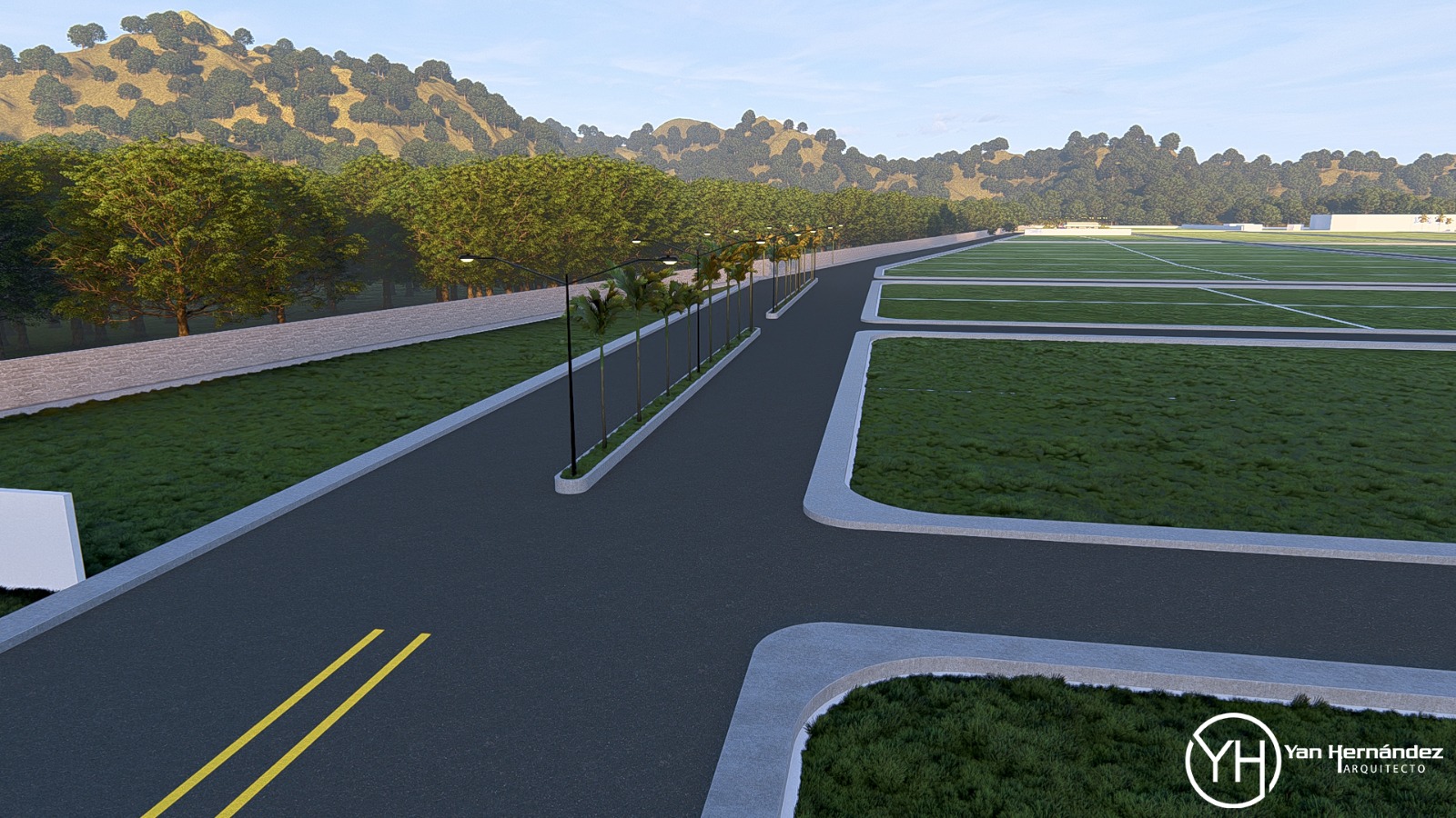 Avenida Principal y Trazado de Solares