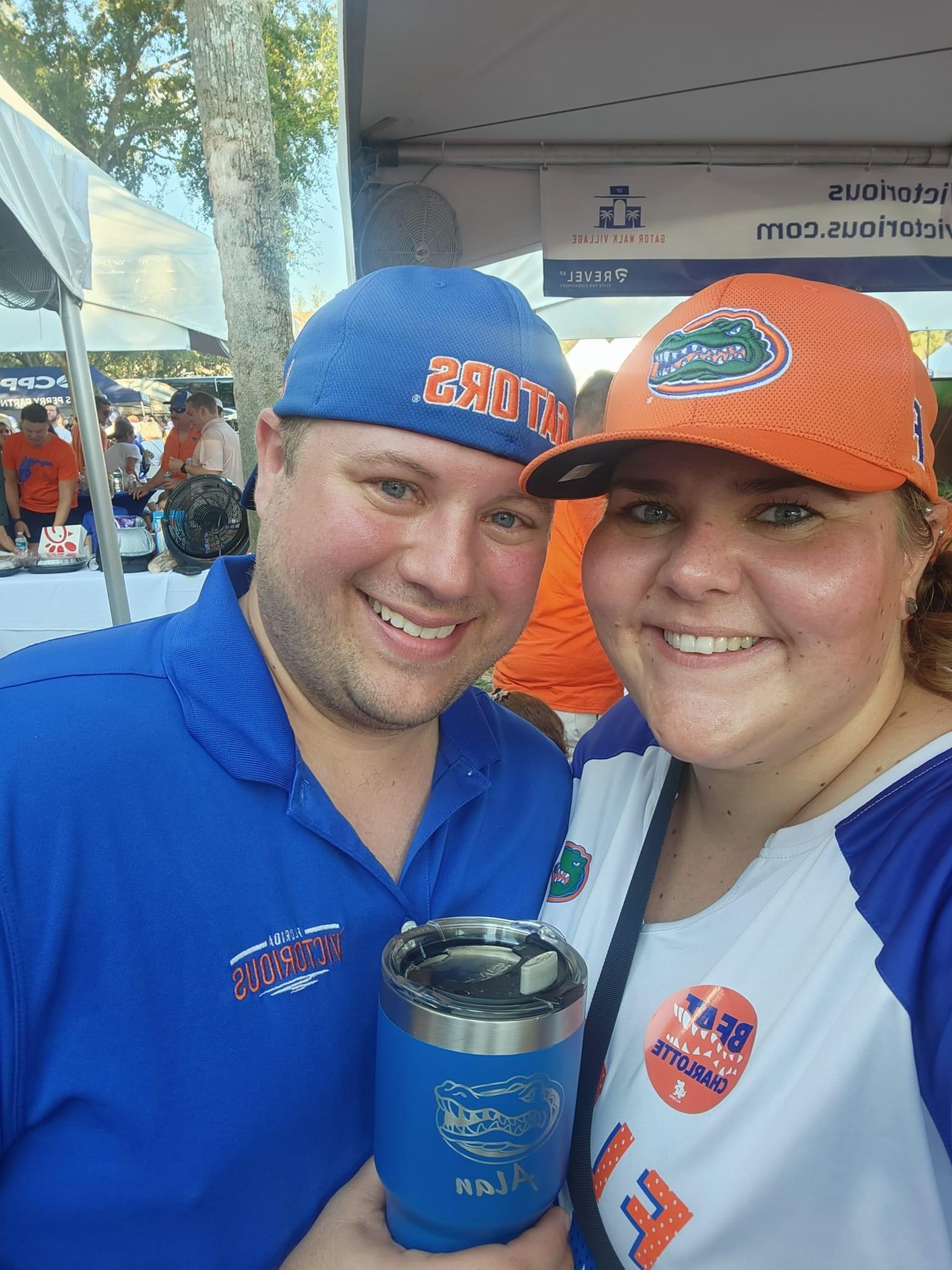 Stefanie & Alan at Florida Gators Football Game