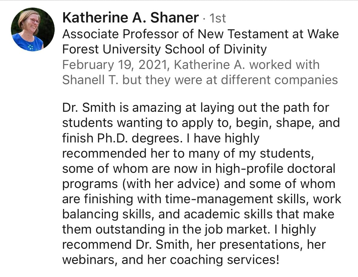 LinkedIn recommendation 4