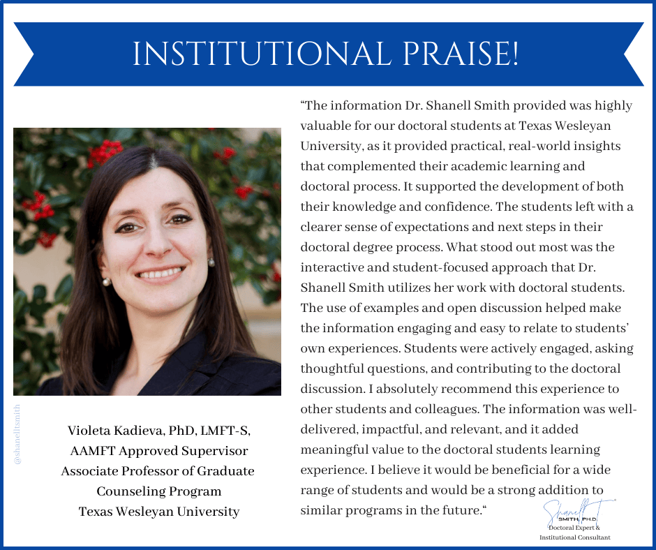 Institutional praise 4