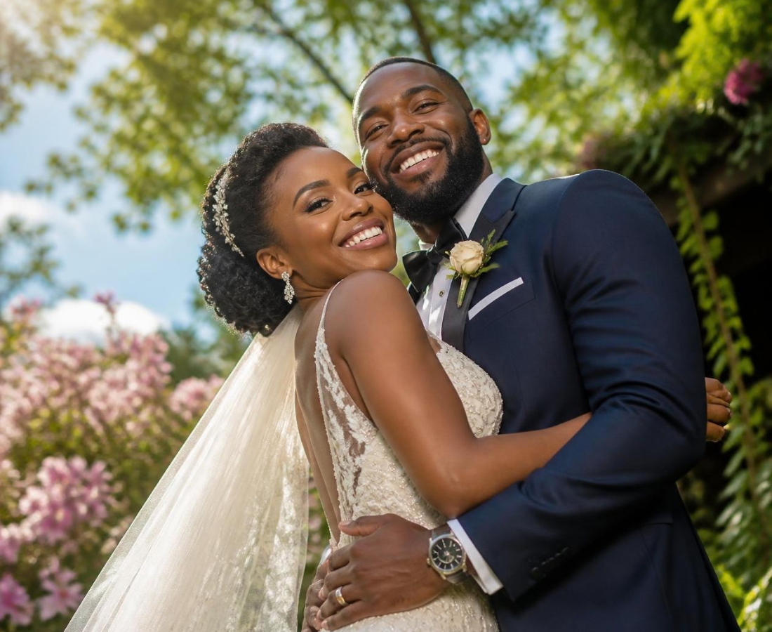 Bride and groom celebrating at The LayR Event Venue