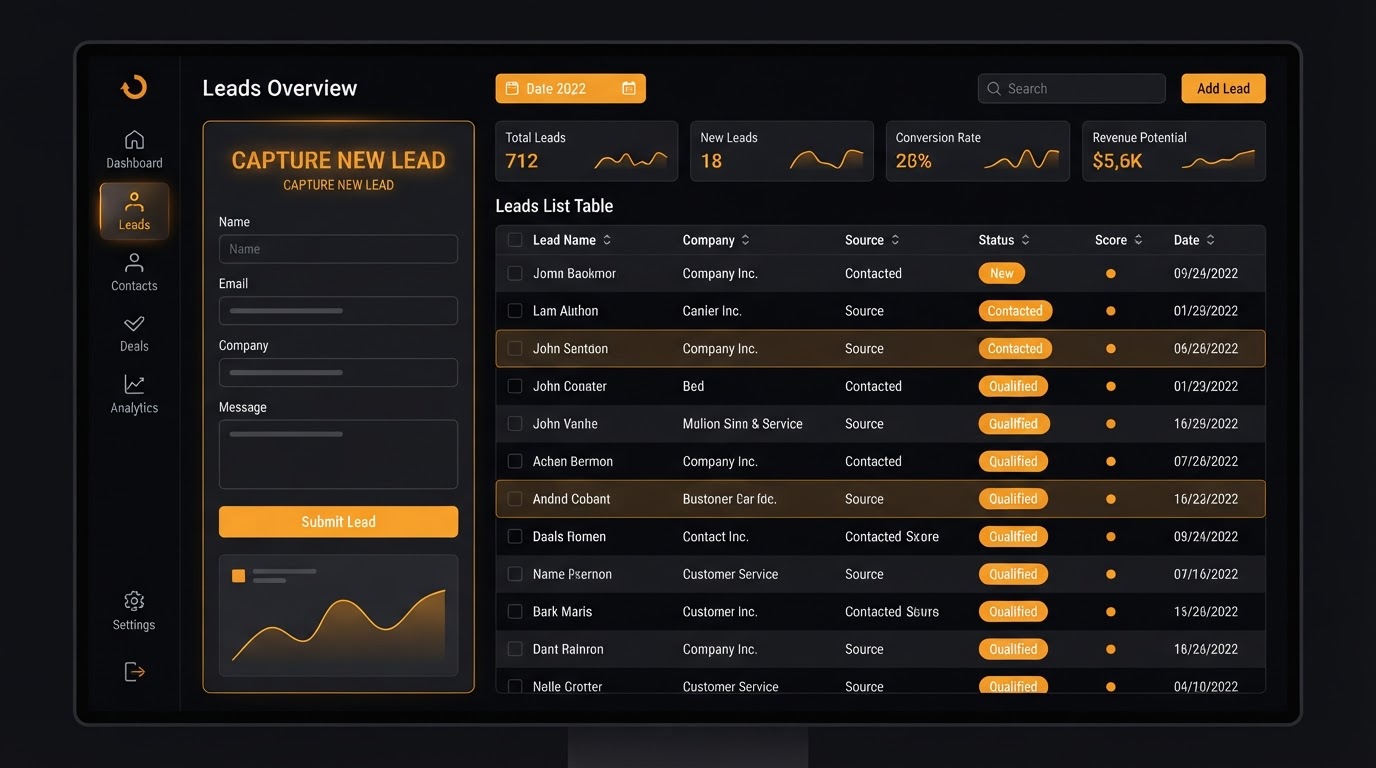 Capture Every Lead — Tinklify platform