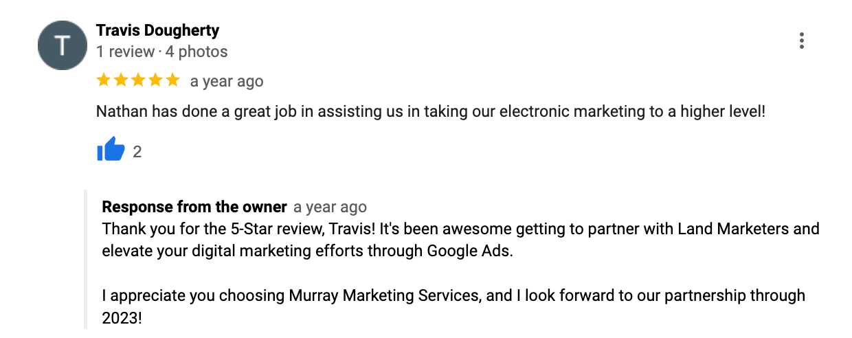 Travis Dougherty review screenshot