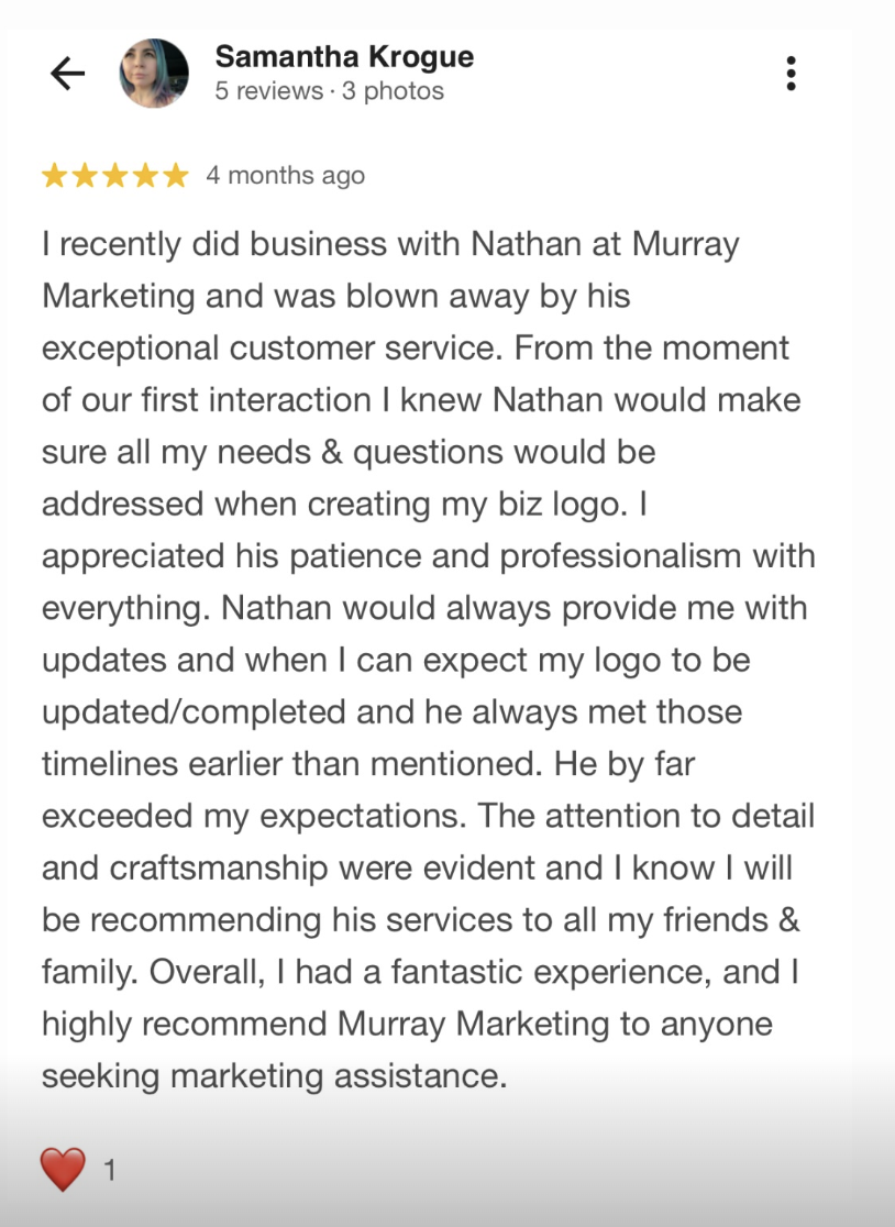 Samantha Krogue review screenshot