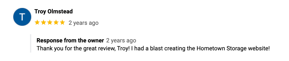 Troy Olmstead review