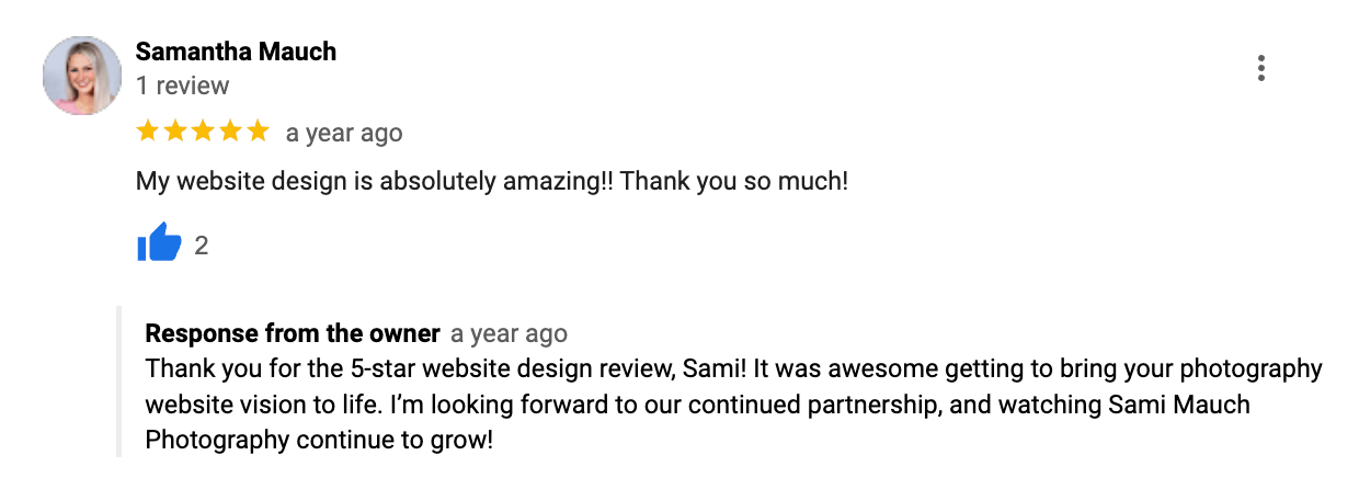 Samantha Mauch review