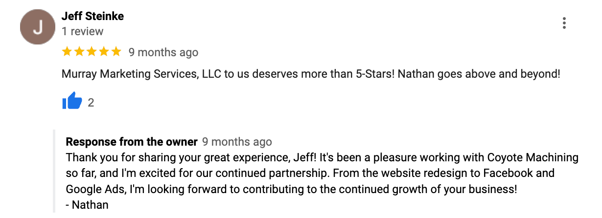Jeff Steinke review