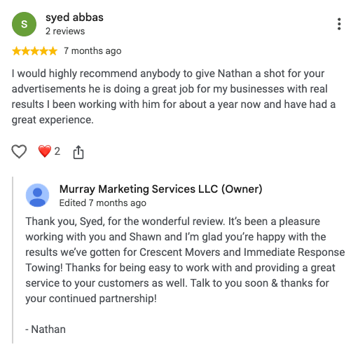 Syed Abbas review screenshot
