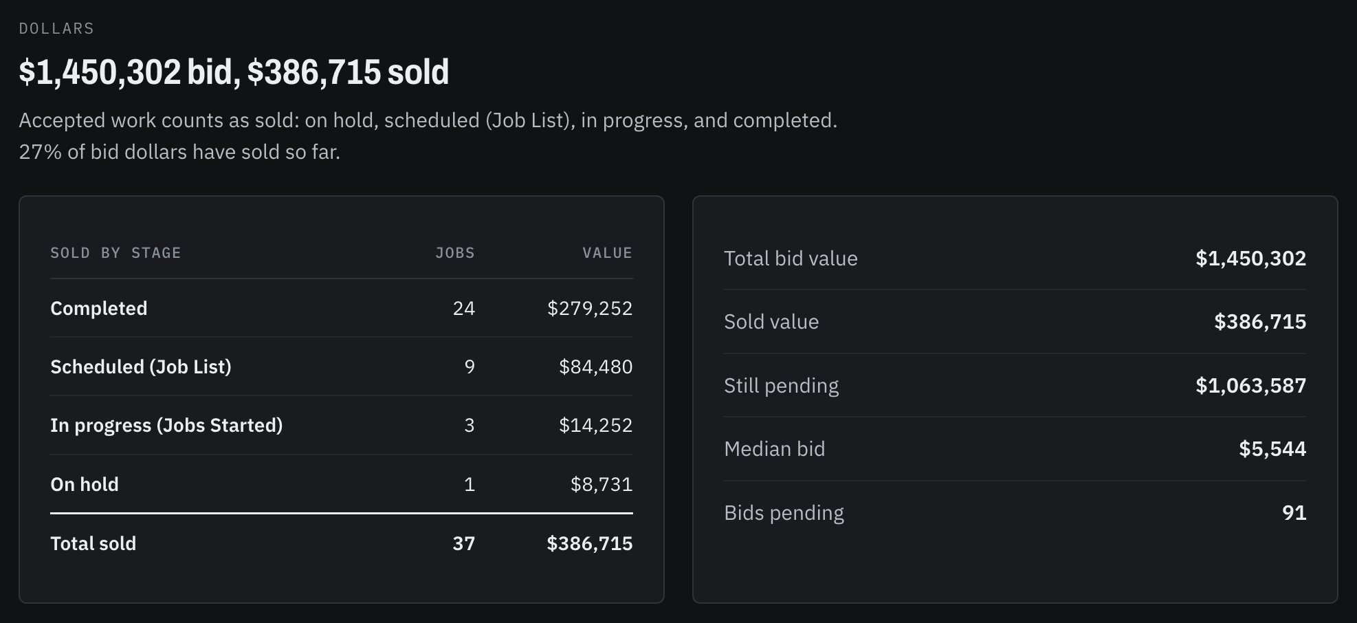 Tillotson Enterprises proof screenshot 1