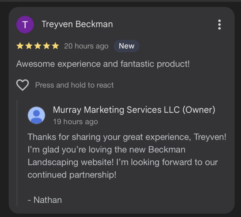 Treyven Beckman review
