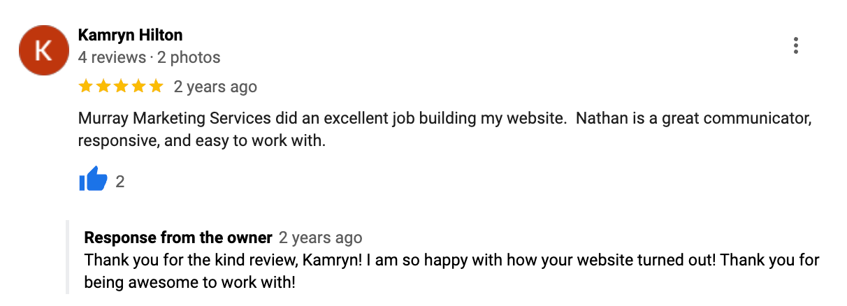 Kamryn Hilton review screenshot