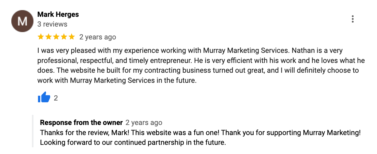 Mark Herges review screenshot