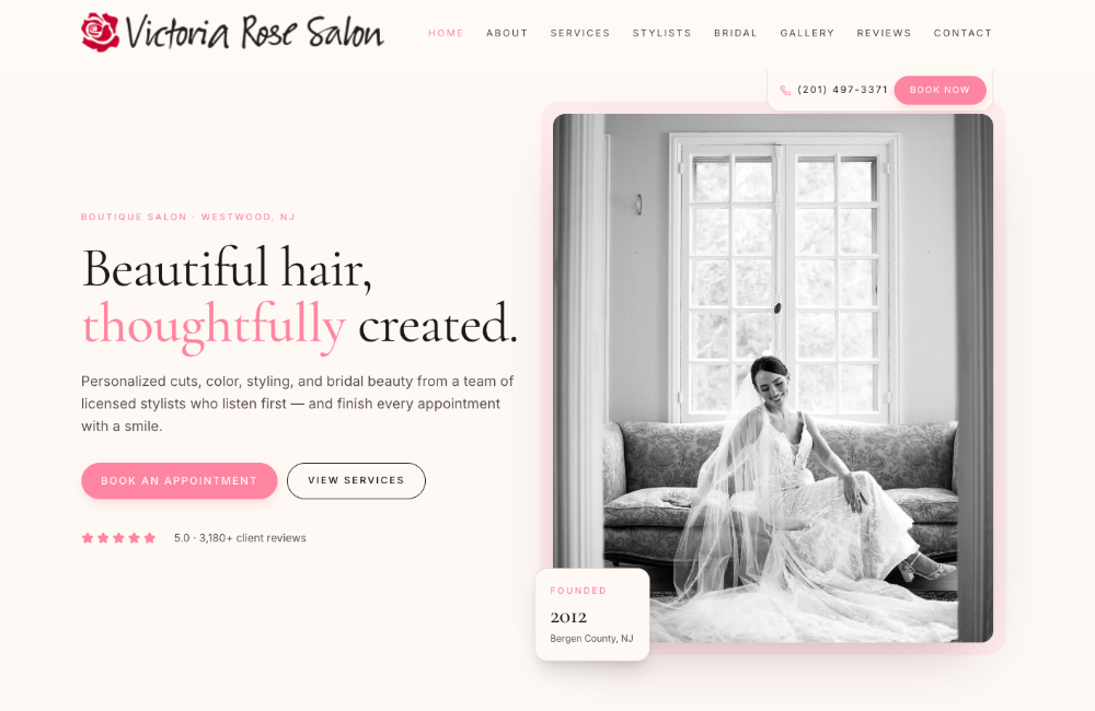 Smart Website design example 3