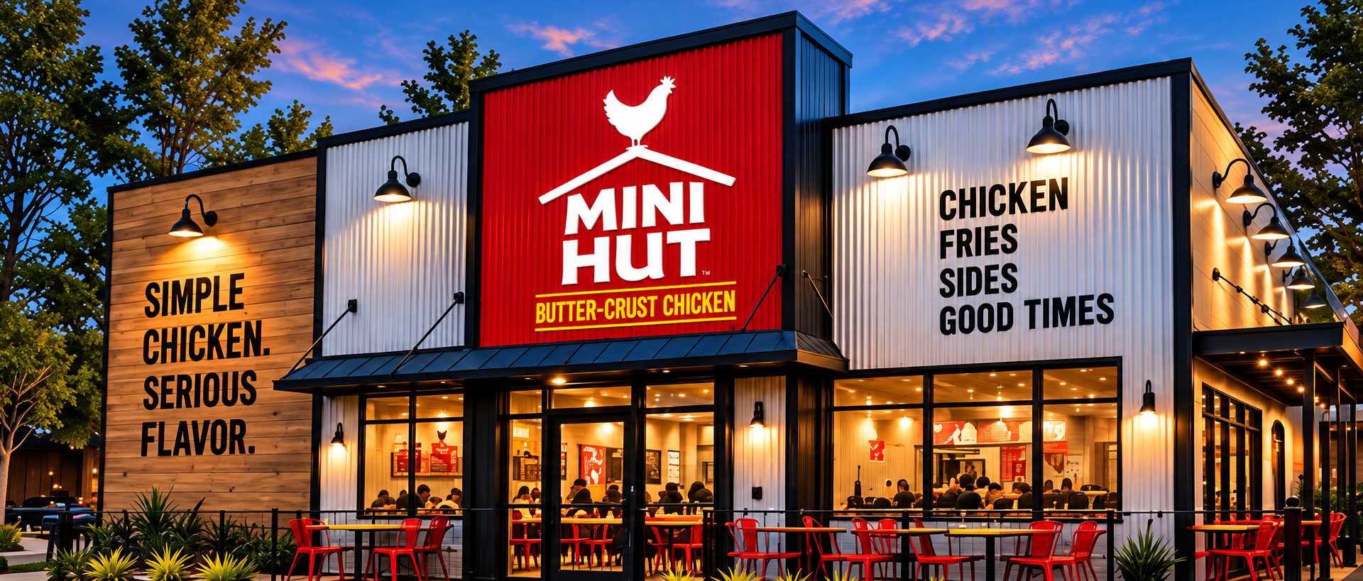 Mini Hut restaurant concept