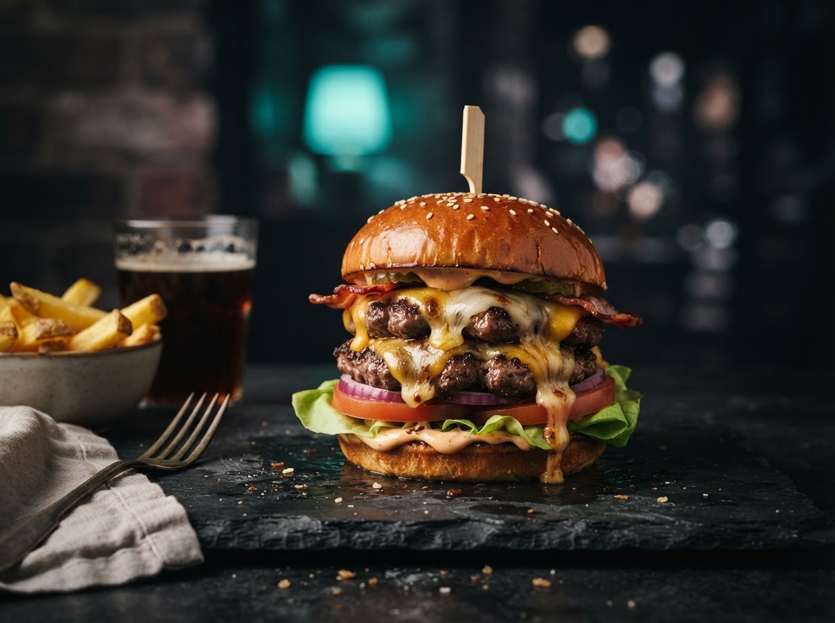 Fotografía gastronómica eDeli — Hamburgueserías