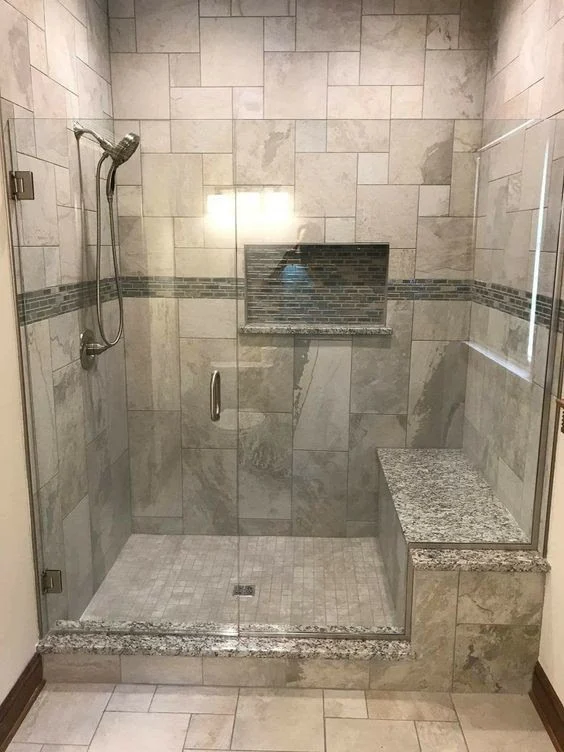 Custom Tile Walk-In Shower in Seattle