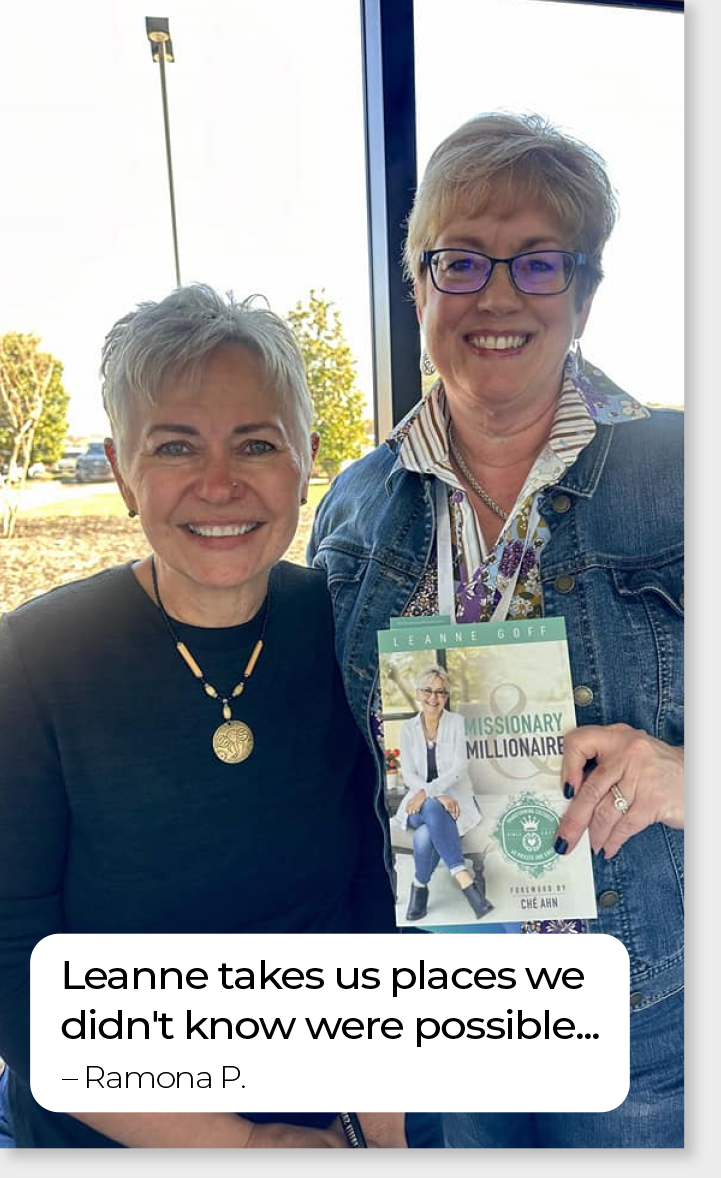 Reader holding Missionary & Millionaire