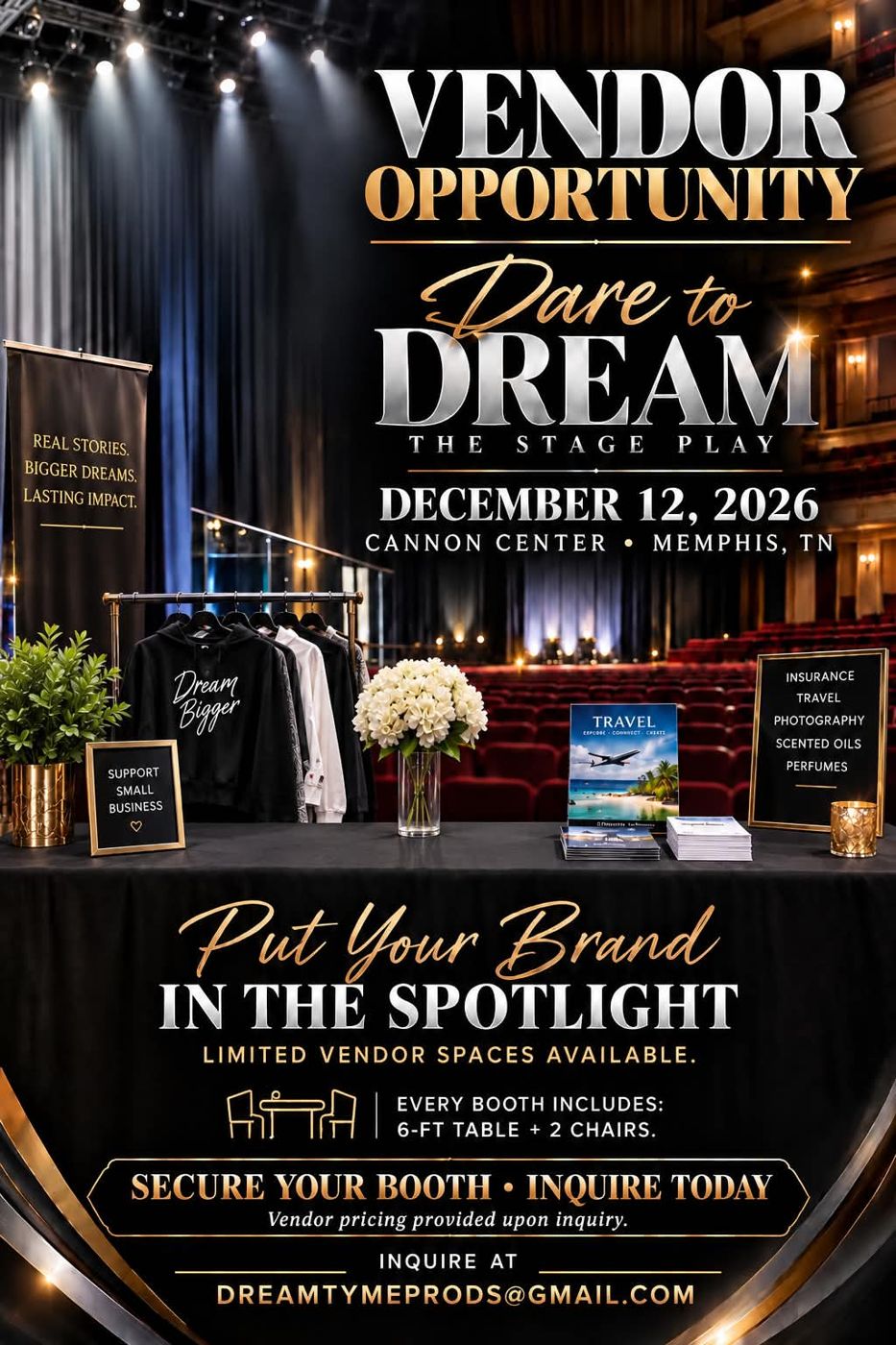 Vendor opportunity flyer