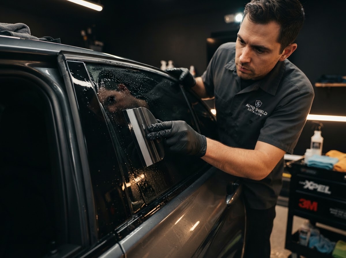 Professional window tint installation at Mr. Tintz Hammond IN
