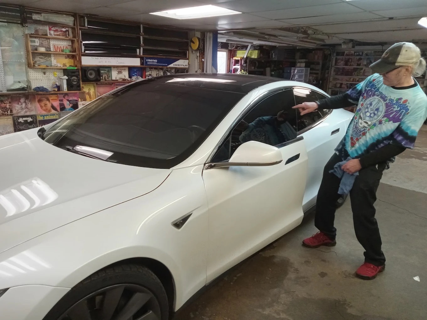 Tesla Model S (Full Tint) window tint job by Mr. Tintz in Hammond, IN