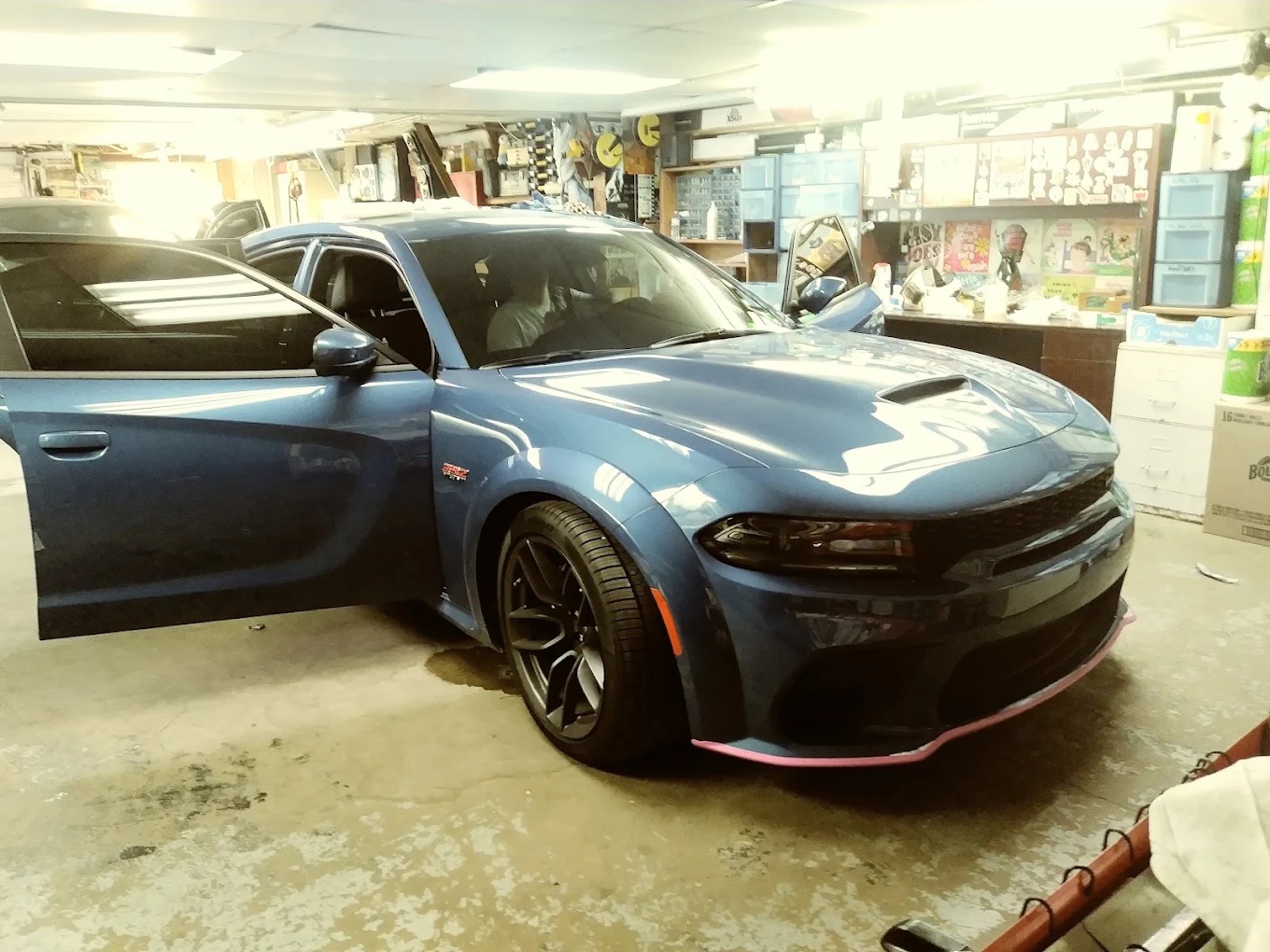 Dodge Charger Scat Pack window tint job by Mr. Tintz in Hammond, IN