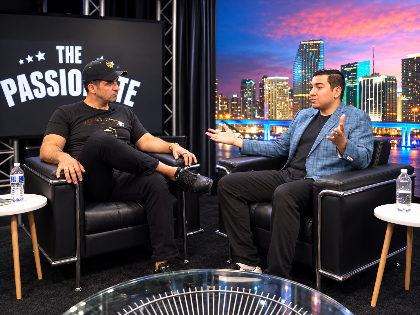 Omar Elattar interviewing Patrick Bet-David on The Passionate Few