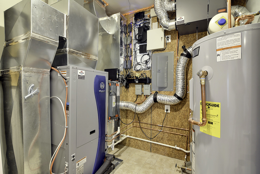 Professionally installed high-efficiency furnace and ventilation system