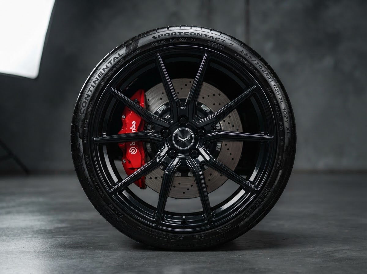 Satin Wheel & Tire Finishing