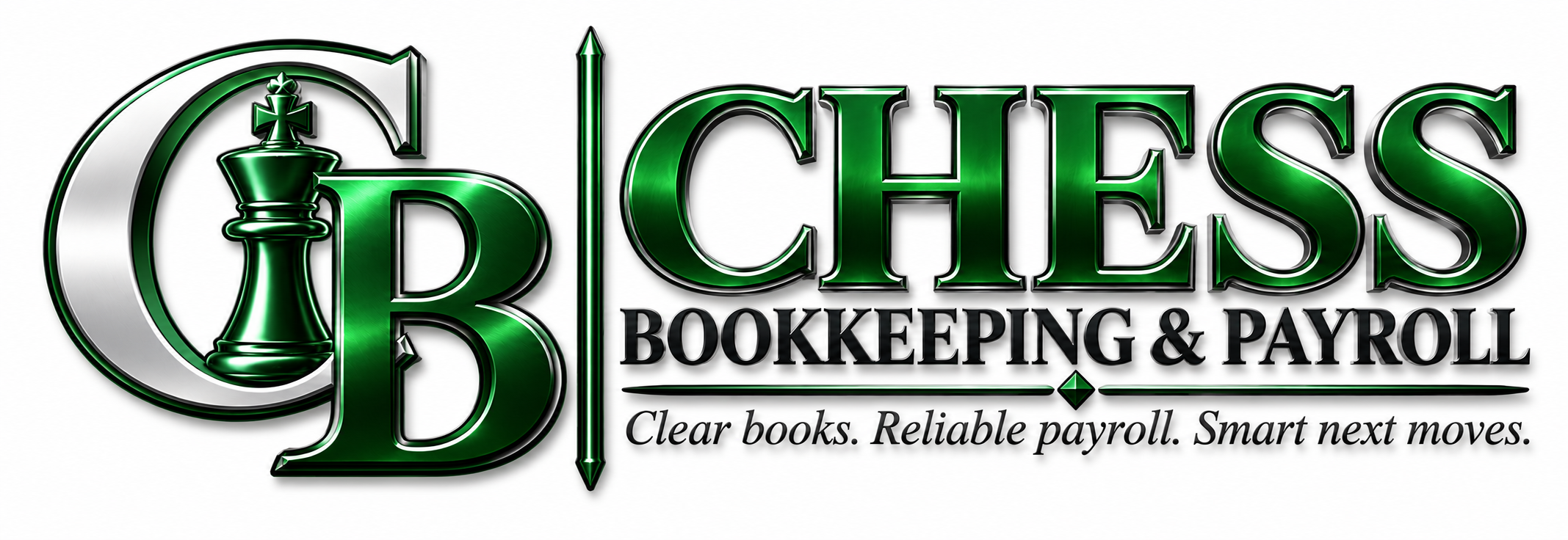 CHESS Bookkeeping & Payroll. Clear books. Reliable payroll. Smart next moves.