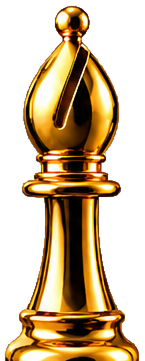 A polished silver and emerald bishop chess piece on a black background, representing the structured foundation of a chart of accounts for Chess Bookkeeping & Payroll.