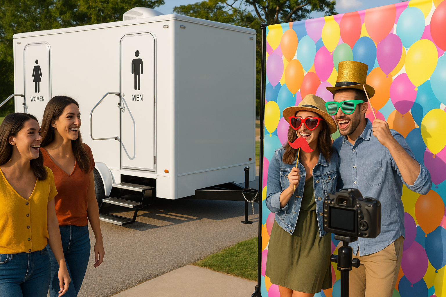 Concerts & Festivals mobile restroom trailer