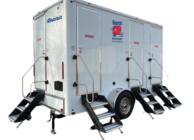 4 Stall Restroom Trailer Roamin Restrooms